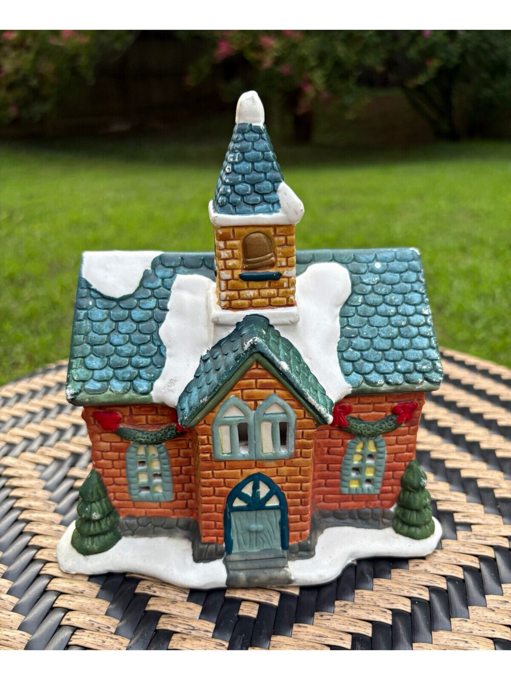 Ceramic Christmas Village House